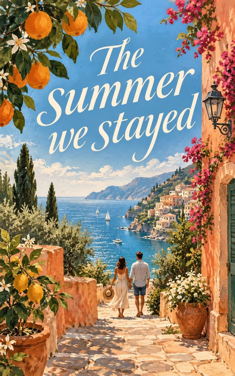 The summer we stayed — romance cover